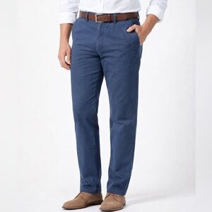 Daniel Cremieux Men’s Blue Slim Straight Pants 35x32 Stretch Chino
